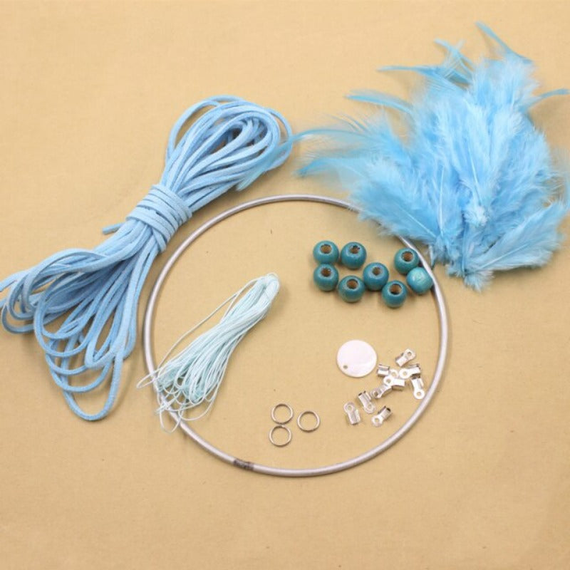 DIY dreamcatcher supplies